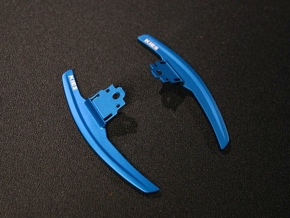 Kies-Motorsports Kies Carbon Kies Motorsports Aluminum Paddle Shifter Extensions (Fits: F10, F15, F25, F20, F30, F32, F34, F80, F82, M3, M4, M5, M6) Royal Blue