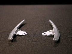 Kies-Motorsports Kies Carbon Kies Motorsports Aluminum Paddle Shifter Extensions (Fits: F10, F15, F25, F20, F30, F32, F34, F80, F82, M3, M4, M5, M6) Satin Silver