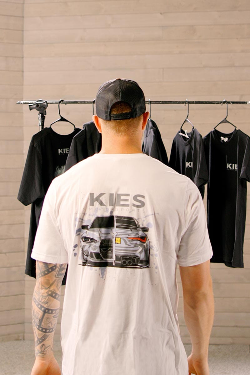 Kies-Motorsports Kies Merchandise Kies Motorsports G82 M4 Outline T Shirt Small / White Main image