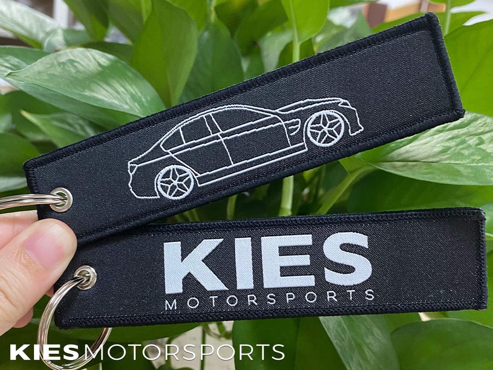 Kies-Motorsports Kies Merchandise Kies Motorsports Jet Tag - Black Car Outline
