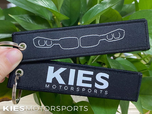 Kies-Motorsports Kies Merchandise Kies Motorsports Jet Tag - Black Grille Outline