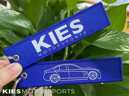 Kies-Motorsports Kies Merchandise Kies Motorsports Jet Tag - Blue Car Outline