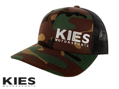 Kies-Motorsports Kies Merchandise Kies Motorsports Logo Adjustable Mesh Hat Camo