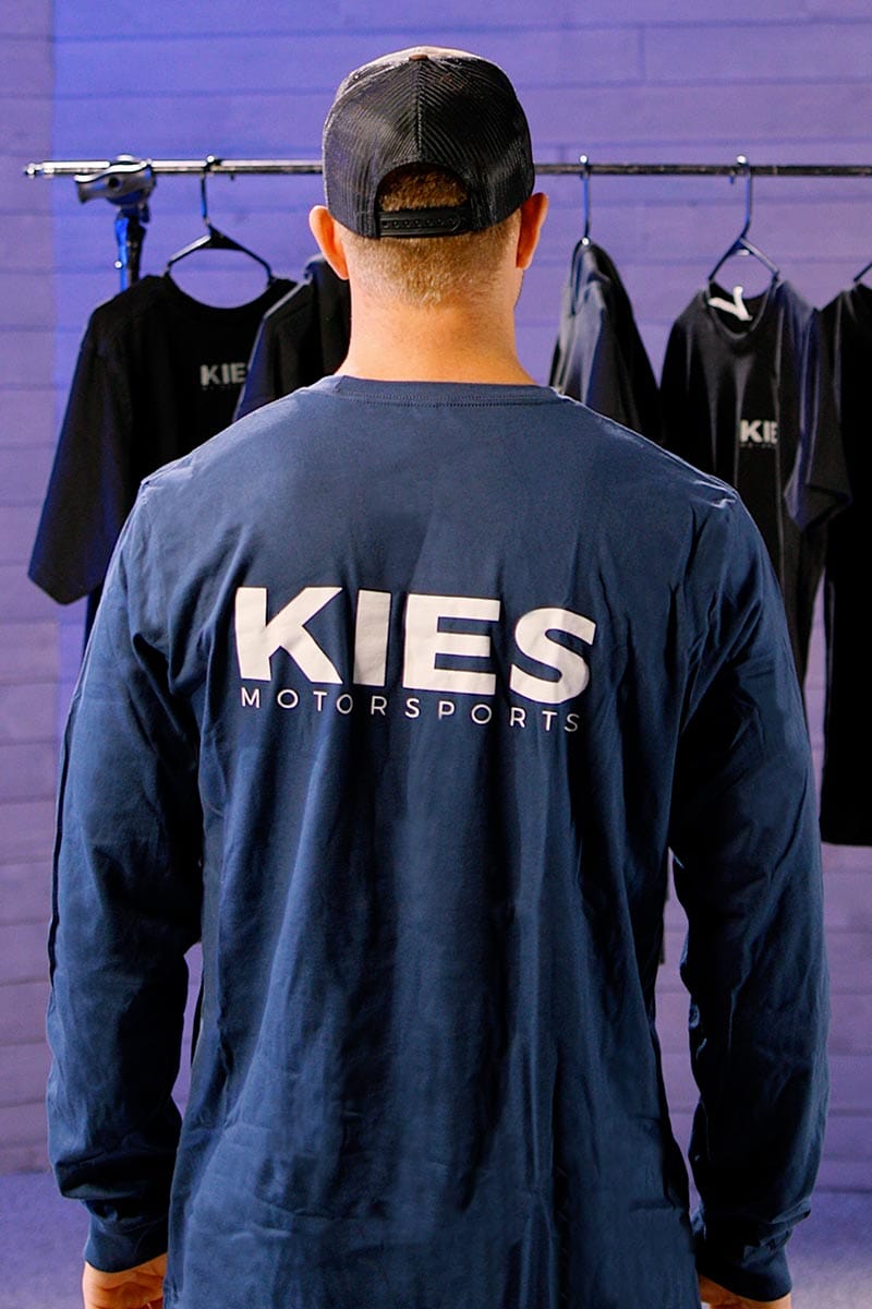 Kies-Motorsports Kies Merchandise Kies Pocket Logo Long Sleeve Shirt Small / Navy Main image