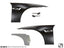 Kies Motorsports — front angle view of Kies Motorsports 2006-2011 BMW 3 Series (E90 / E91) "M3 Style" Fender Conversion