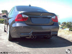 Kies Motorsports — alternate angle of Kies Motorsports 2006-2011 BMW 3 Series (E90) "M3 Style" Rear Bumper Conversion