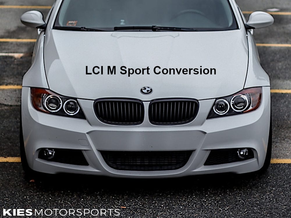 Kies-Motorsports Kies Motorsports 2006-2011 BMW E90 3 Series M Sport Style Front Bumper Conversion