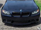 Kies Motorsports — front close-up of Kies Motorsports 2009-2011 BMW E90 3 Series LCI "M3 Style" Front Bumper Conversion