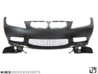 Kies Motorsports — front angle view of Kies Motorsports 2009-2011 BMW E90 3 Series LCI "M3 Style" Front Bumper Conversion