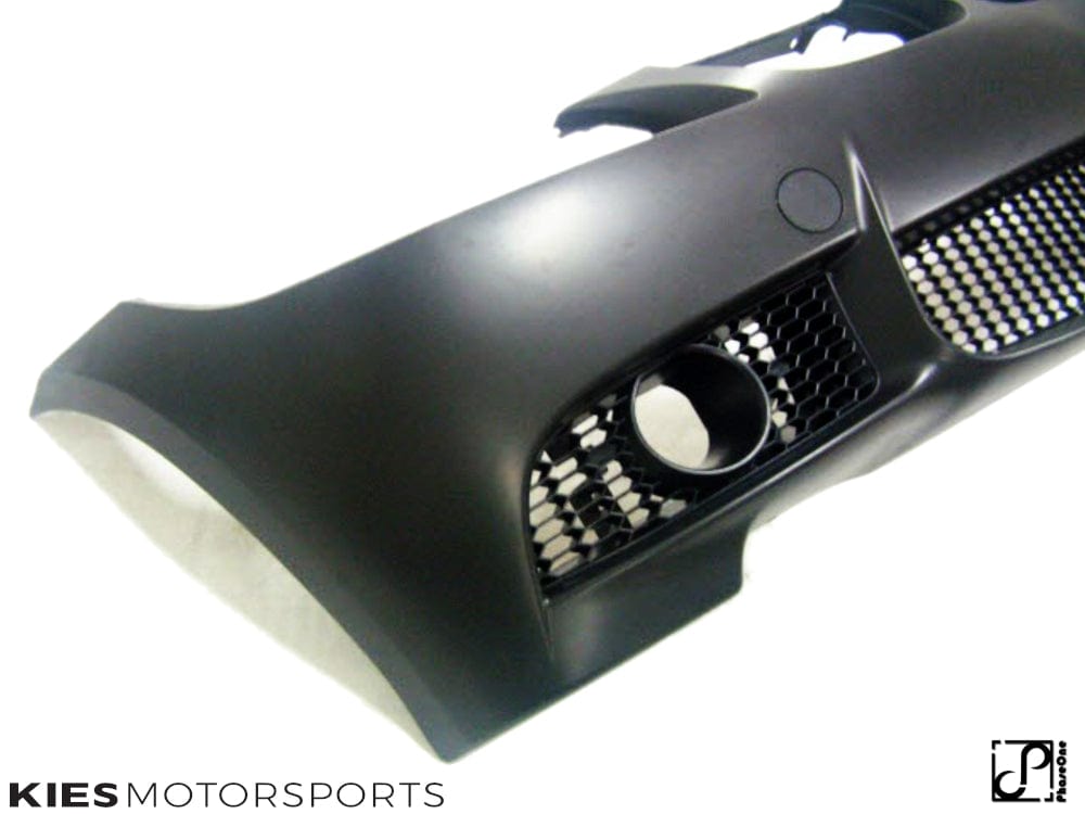 Kies Motorsports — side profile of Kies Motorsports 2009-2011 BMW E90 3 Series LCI "M3 Style" Front Bumper Conversion