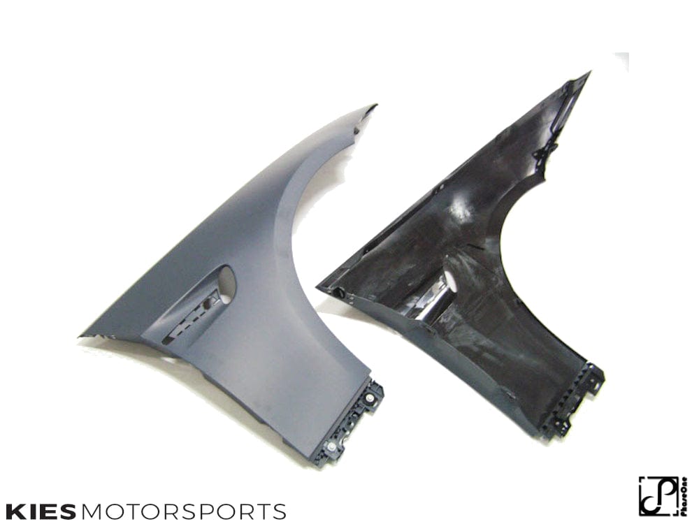 Kies Motorsports — installed on-vehicle shot of 2007-2011 BMW 3 Series (E92 / E93) "M3 Style" Fender Conversion