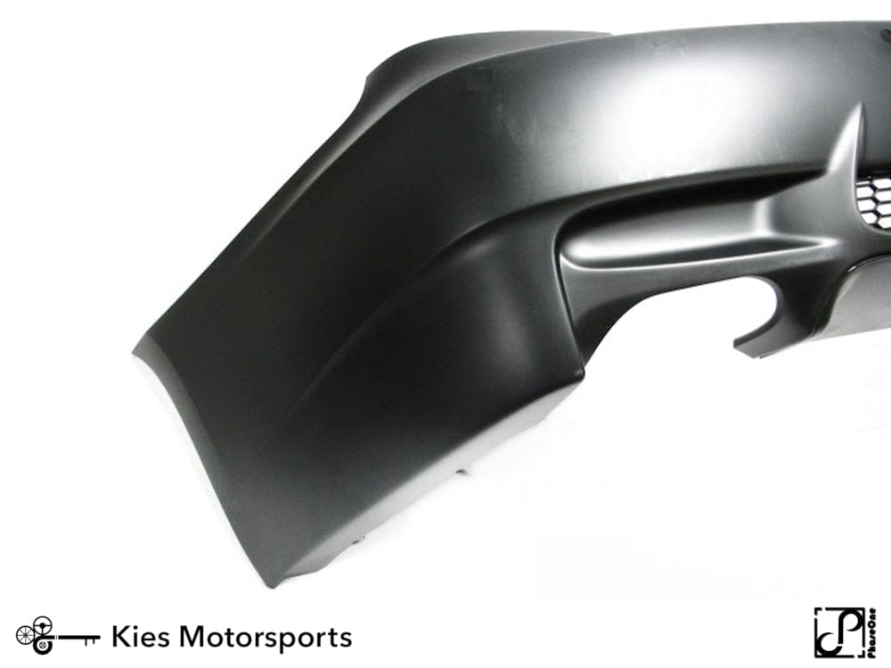 Kies Motorsports — front close-up of 2007-2012 BMW 3 Series (E92 / E93) "M3 Style" Rear Bumper Conversion w/o PDC