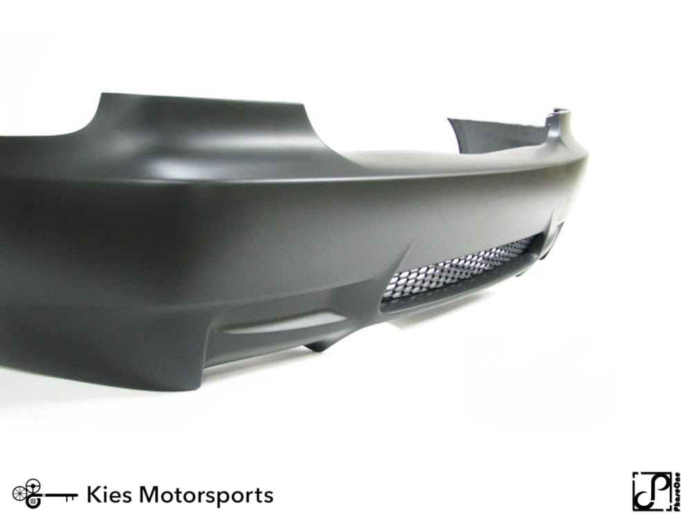 Kies Motorsports — alternate angle of 2007-2012 BMW 3 Series (E92 / E93) "M3 Style" Rear Bumper Conversion w/o PDC