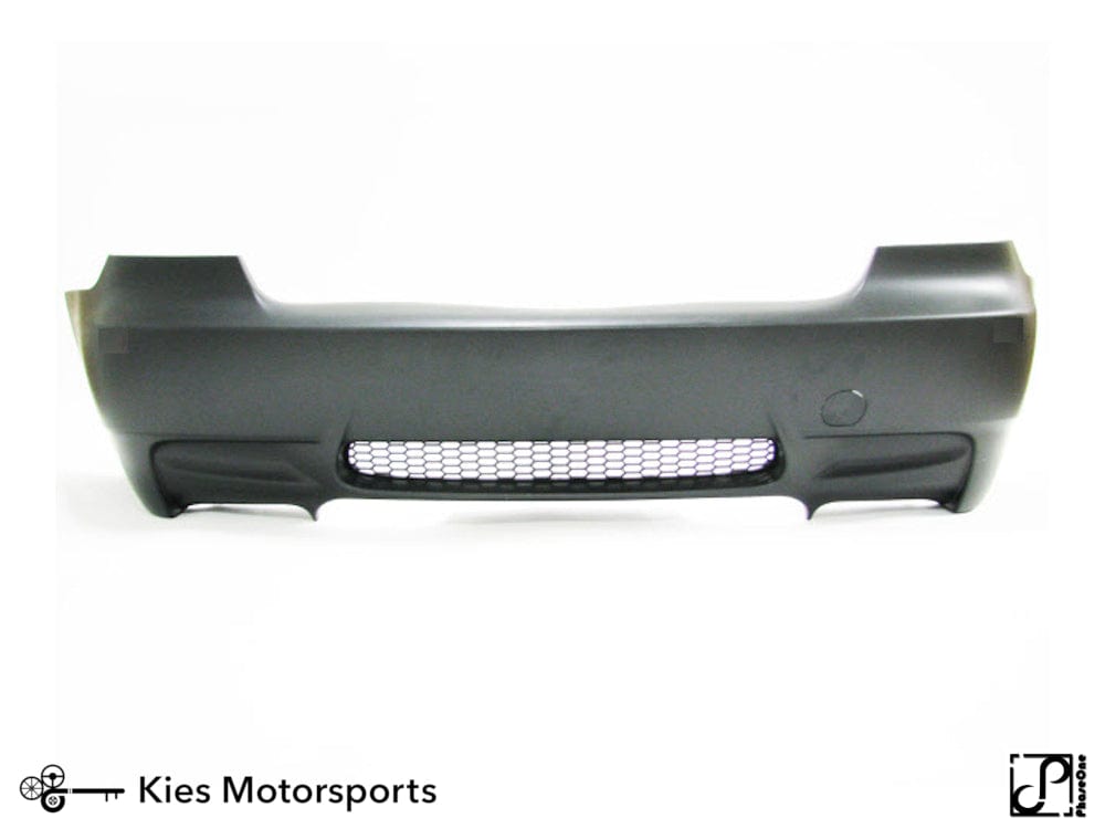 Kies Motorsports — front angle view of 2007-2012 BMW 3 Series (E92 / E93) "M3 Style" Rear Bumper Conversion w/o PDC Main image