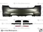 Kies Motorsports — front angle view of 2007-2012 BMW 3 Series (E92 / E93) "M4 Style" Rear Bumper Conversion NO PDC