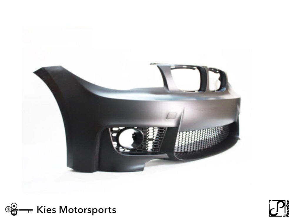 Kies Motorsports — close-up detail of 2008-2012 BMW 1 Series (E82) "1M Style" Front Bumper Conversion