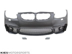 Kies Motorsports — rear angle view of 2010-2012 BMW 3 Series LCI (E92 / E93) "M4 Style" Front Bumper Conversion