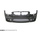 Kies Motorsports — front angle view of 2010-2012 BMW 3 Series LCI (E92 / E93) "M4 Style" Front Bumper Conversion