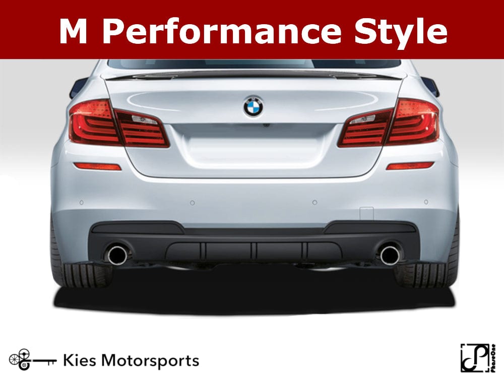 2011-2016 BMW 5 Series (F10) M Performance Style Rear Diffuser Secondary image