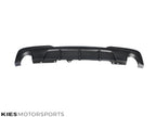 Kies Motorsports — front angle view of 2011-2016 BMW 5 Series (F10) M Performance Style Rear Diffuser
