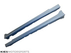 Kies Motorsports — front angle view of 2011-2016 BMW 5 Series (F10) M Sport / "M5 Style" Side Skirts Conversion