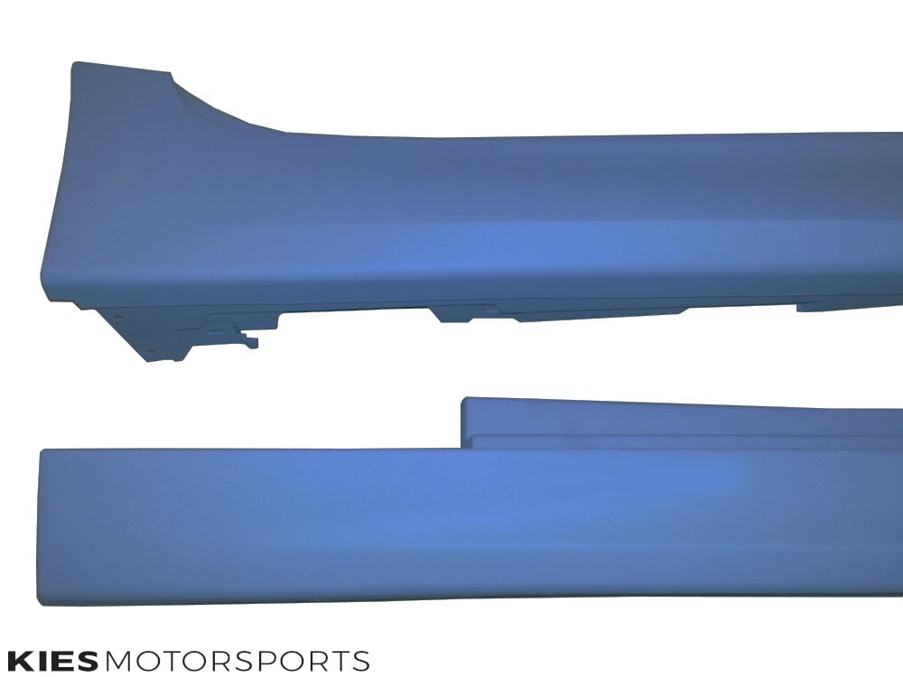 Kies Motorsports — close-up detail of 2011-2016 BMW 5 Series (F10) M Sport / "M5 Style" Side Skirts Conversion
