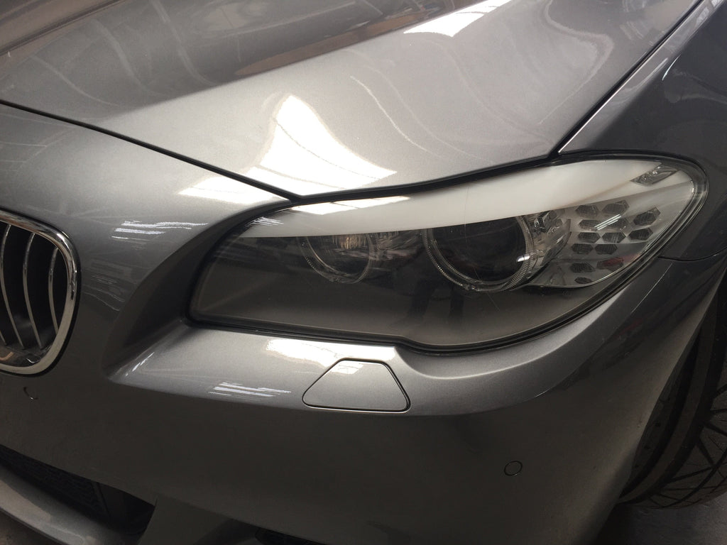 Kies Motorsports — installed on-vehicle shot of 2011-2013 BMW 5 Series (F10) M Sport Style Front Bumper Conversion Pre-LCI