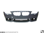 Kies Motorsports — side profile of 2011-2013 BMW 5 Series (F10) M Sport Style Front Bumper Conversion Pre-LCI