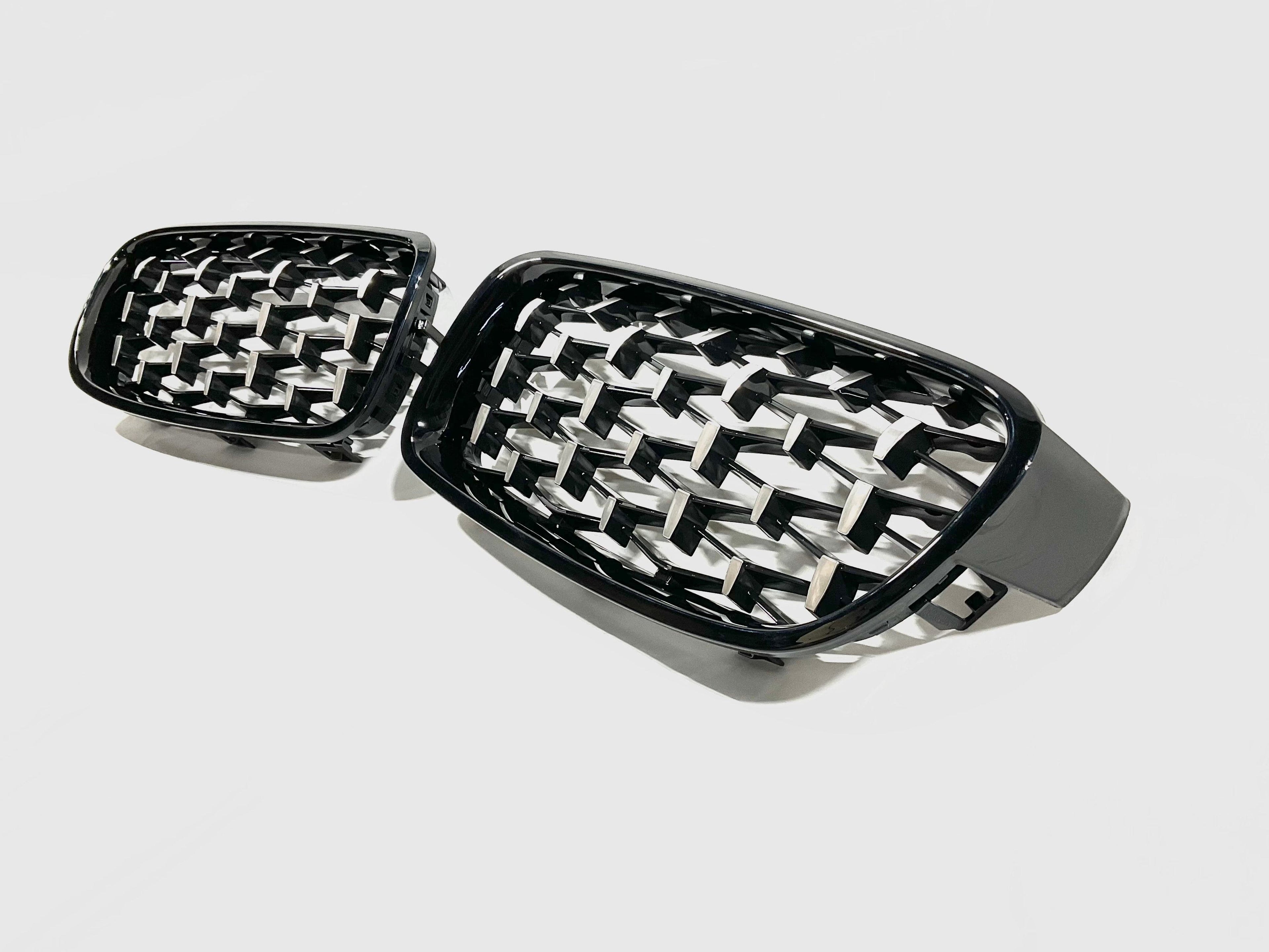 Kies Motorsports — close-up detail of 2012-2018 BMW 3 Series (F30) G Style Kidney Grilles