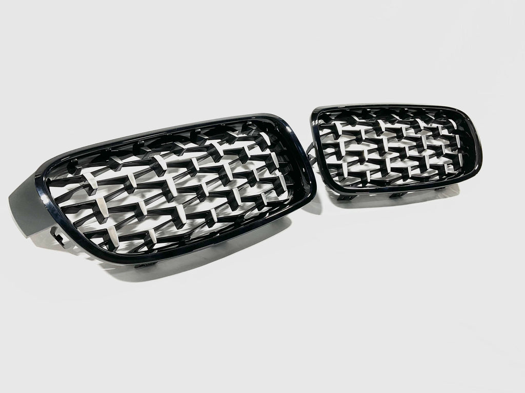 Kies Motorsports — rear angle view of 2012-2018 BMW 3 Series (F30) G Style Kidney Grilles