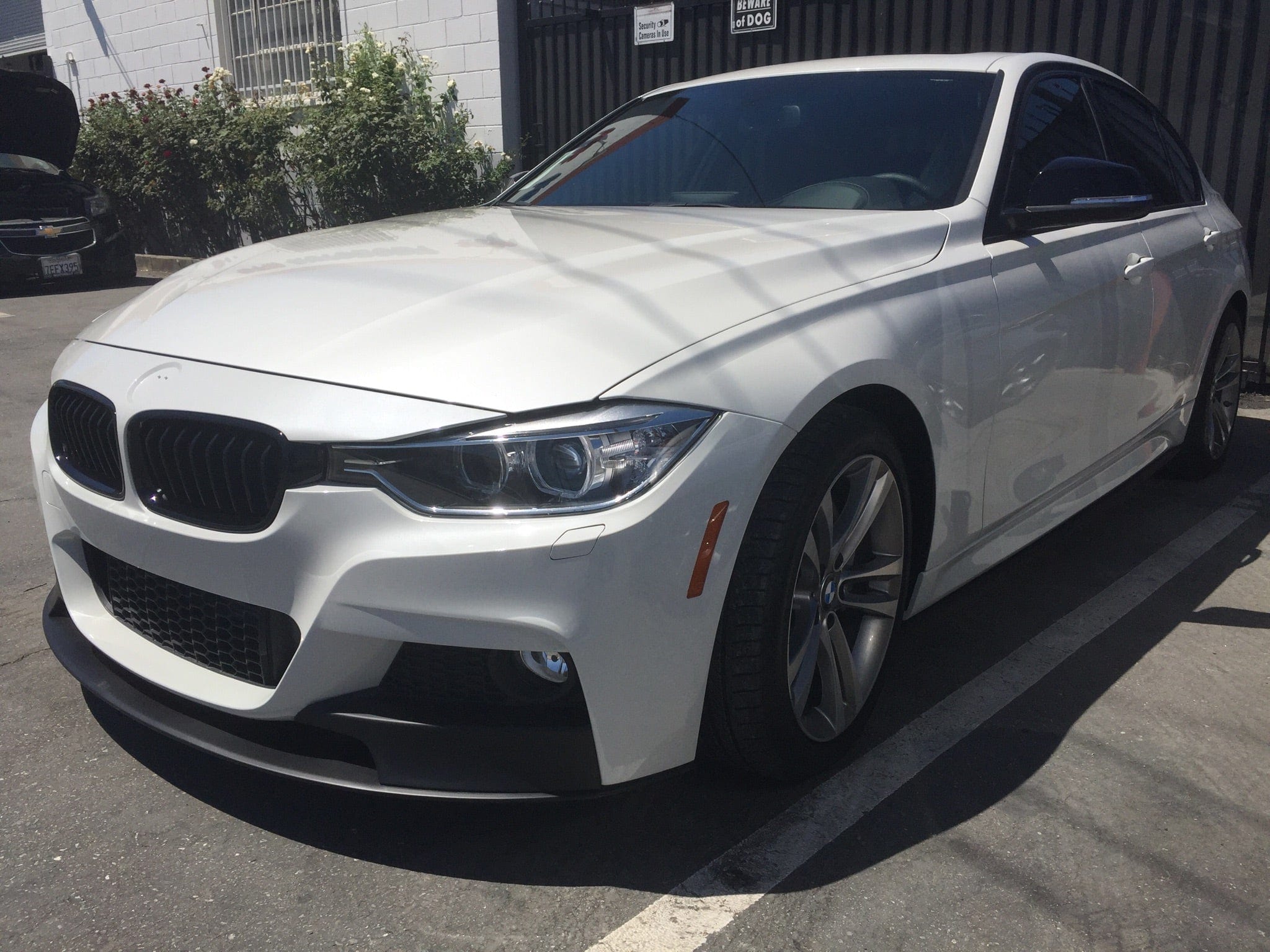 2012 2018 Bmw 3 Series F30 M Performance Style Front Splitter Lip