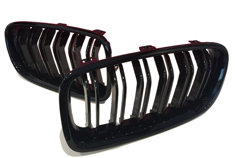 Kies-Motorsports Kies Motorsports 2012-2018 BMW 3 Series (F30) M3 Style Kidney Grilles (Various Finishes) Gloss Black Main image