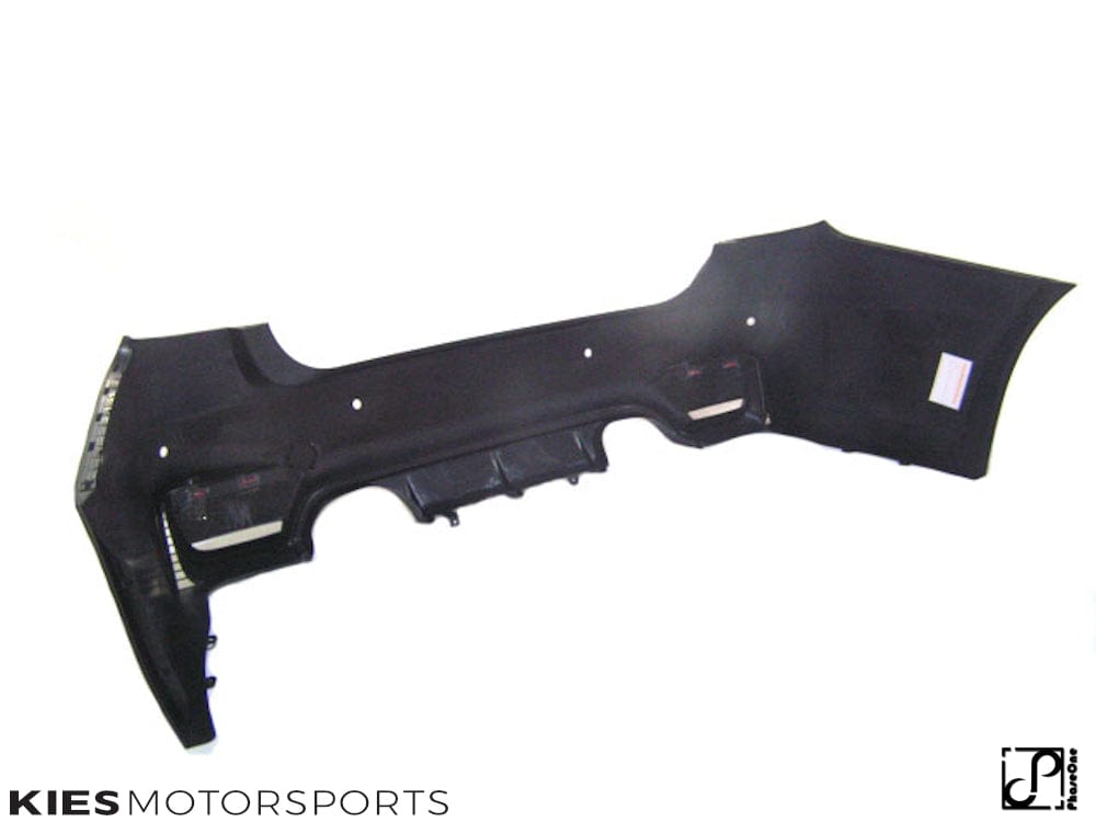 Kies Motorsports — installed on-vehicle shot of 2012-2018 BMW 3 Series (F30) "M3 Style" Rear Bumper Conversion