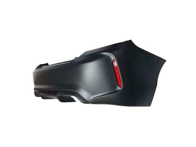 Kies Motorsports — rear angle view of 2014-2018 BMW F22/23 2 Series "M2 Style" Rear Bumper w/o PDC