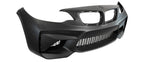 Kies Motorsports — installed on-vehicle shot of 2014-2018 BMW F22/F23 "M2 Style" Front Bumper w/o PDC Holes