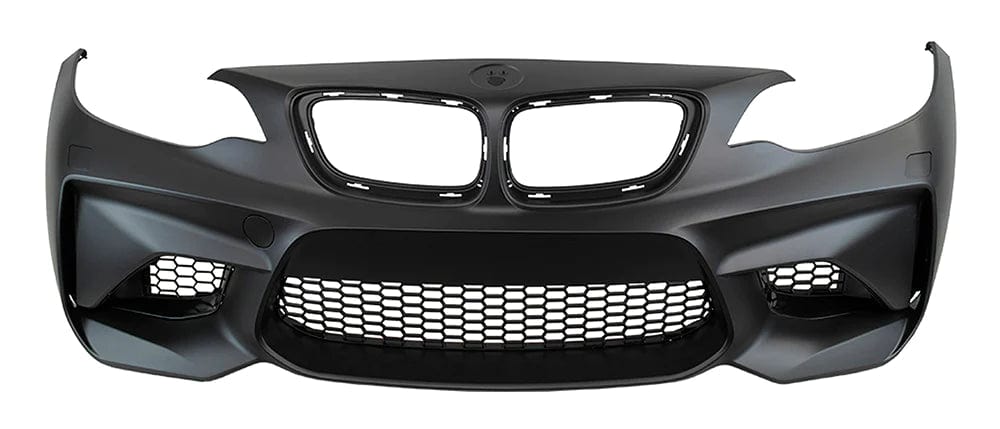 Kies Motorsports — packaging/product overview of 2014-2018 BMW F22/F23 "M2 Style" Front Bumper w/o PDC Holes