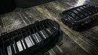 Kies Motorsports — BMW F15 F16 dual slat kidney grille, close-up detail of finish and mounting points, F15 F16