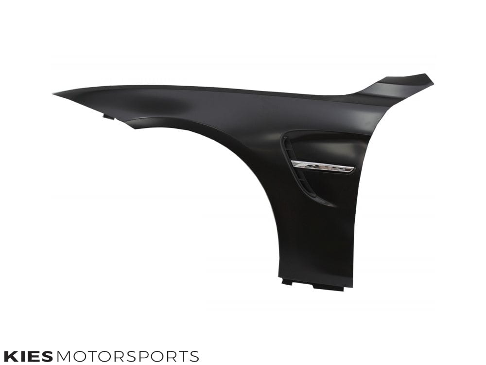 Kies Motorsports — rear angle view of 2014-2020 BMW 4 Series (F32 / F33 / F36) "M4 Style" Fender Conversion