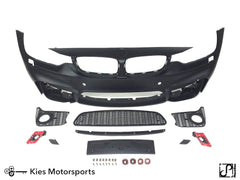 Kies-Motorsports Kies Motorsports 2014-2020 BMW 4 Series (F32 / F33 / F36) M4 Style Front Bumper Conversion Kit [Also Fits Gran Coupe] Yes I have PDC / Yes I have fogs