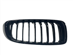 Kies-Motorsports Kies Motorsports 2014-2020 BMW 4 Series (F32 / F33 / F36) M4 Style Gloss Black Single Slat Kidney Grilles - Also Fits OEM F82 M4 & F80 M3