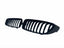 Kies Motorsports — front angle view of 2014-2020 BMW 4 Series (F32 / F33 / F36) M4 Style Gloss Black Single Slat Kidney Grilles - Also Fits OEM F82 M4 & F80 M3