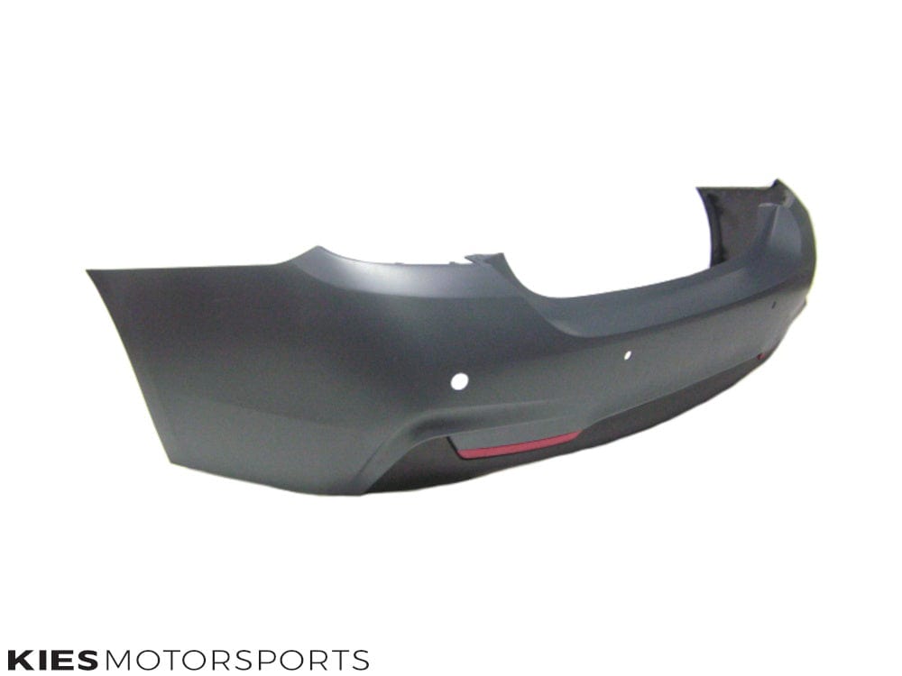 Kies Motorsports — close-up detail of 2014-2020 BMW 4 Series (F32) M Sport Style Rear Bumper Conversion Kit