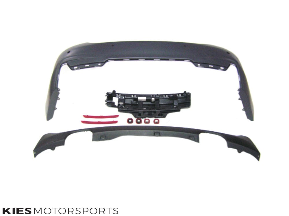 Kies Motorsports — rear angle view of 2014-2020 BMW 4 Series (F32) M Sport Style Rear Bumper Conversion Kit
