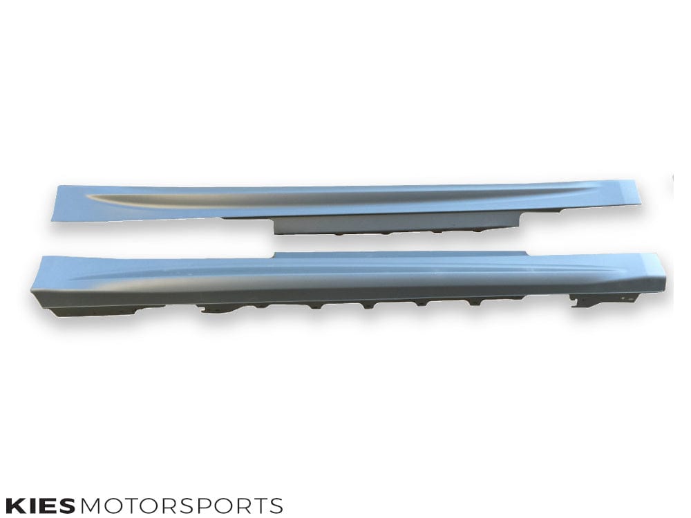 Kies Motorsports — BMW F32 M Sport side skirt, full product view on white background, F32 fitment