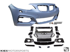 Kies-Motorsports Kies Motorsports 2014-2021 BMW 2 Series (F22 / F23) M Sport Style Front Bumper Conversion