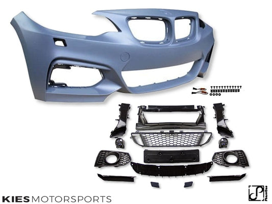 Kies-Motorsports Kies Motorsports 2014-2021 BMW 2 Series (F22 / F23) M Sport Style Front Bumper Conversion