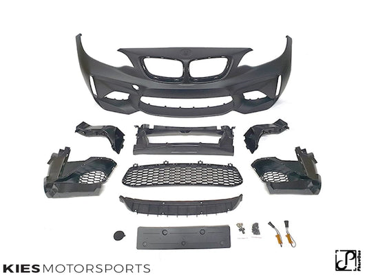 Kies-Motorsports Kies Motorsports 2014-2021 BMW 2 Series (F22 / F23) M2 Style Front Bumper Conversion No PDC