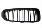 Kies Motorsports — side profile of 2014+ BMW 4 Series (F32 / F33 / F36 / F80 / F82 / F83) M Inspired Dual Slat Kidney Grilles (Various Finishes)