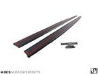 Kies Motorsports — front angle view of 2014+ BMW 4 Series (F32) M Performance Style Side Skirt Extensions