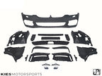 Kies Motorsports — front angle view of 2017-2020 BMW 5 Series (G30 / G31) Pre-LCI M Sport Style Front Bumper Conversion